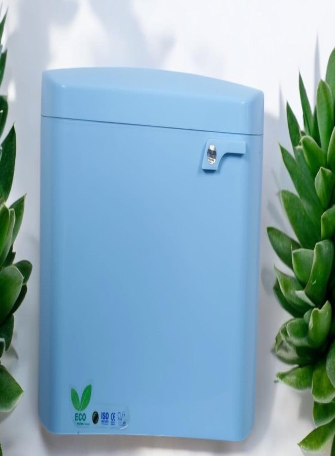 RAYNO Side Handle Flush Tank Single Flush Cistern Bathroom Flush Tank Bathroom Sanitary Ware Accessories 10 L flushing (T Blue) - Image 4